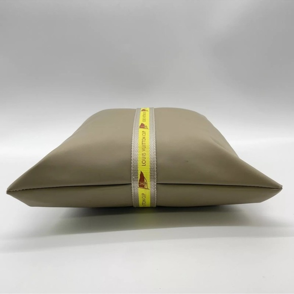 Auth Louis Vuitton LV Cup 2003 Limited Gray Yellow Hand Bag - Picture 5 of 16